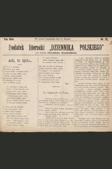 Dodatek Literacki „Dziennika Polskiego”. 1894, nr 34