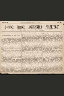 Dodatek Literacki „Dziennika Polskiego”. 1894, nr 36