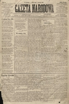 Gazeta Narodowa. 1892, nr 1
