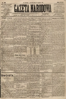 Gazeta Narodowa. 1892, nr 12