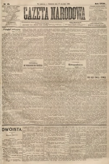 Gazeta Narodowa. 1892, nr 15