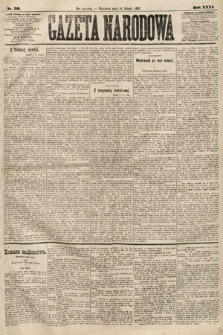 Gazeta Narodowa. 1892, nr 39
