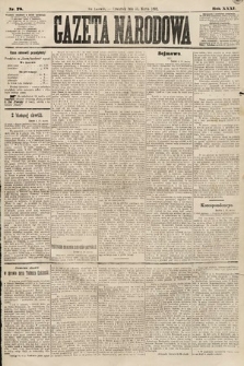 Gazeta Narodowa. 1892, nr 78