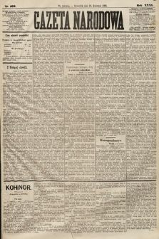 Gazeta Narodowa. 1892, nr 102