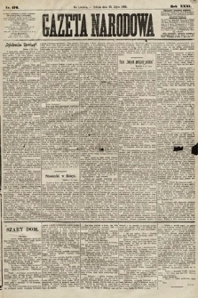 Gazeta Narodowa. 1892, nr 176