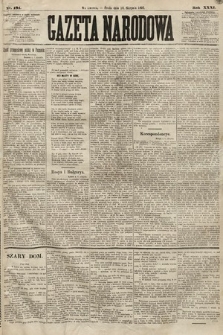 Gazeta Narodowa. 1892, nr 191