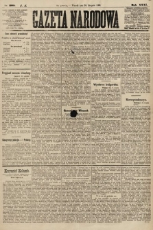 Gazeta Narodowa. 1892, nr 208