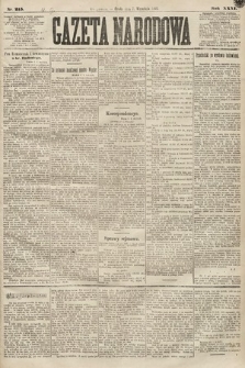 Gazeta Narodowa. 1892, nr 215