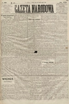 Gazeta Narodowa. 1892, nr 245