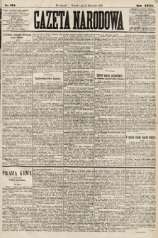 Gazeta Narodowa. 1892, nr 274
