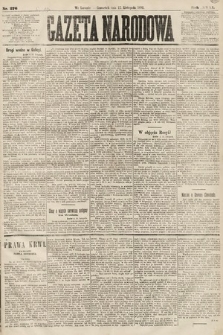 Gazeta Narodowa. 1892, nr 276
