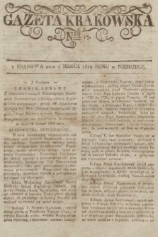 Gazeta Krakowska. 1829, nr 17