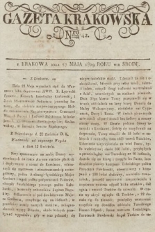 Gazeta Krakowska. 1829, nr 42