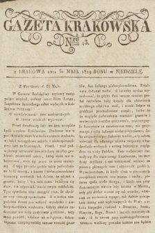 Gazeta Krakowska. 1829, nr 43