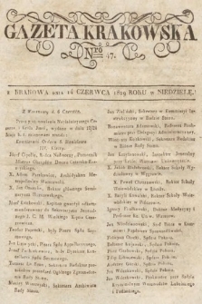 Gazeta Krakowska. 1829, nr 47