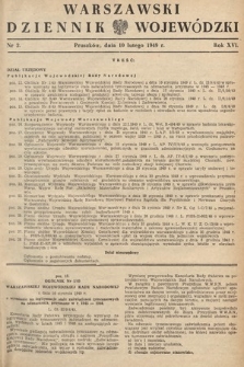 Warszawski Dziennik Wojewódzki. 1949, nr 2