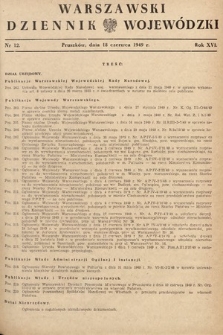 Warszawski Dziennik Wojewódzki. 1949, nr 12