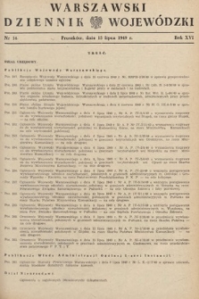 Warszawski Dziennik Wojewódzki. 1949, nr 14
