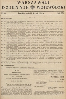 Warszawski Dziennik Wojewódzki. 1949, nr 16