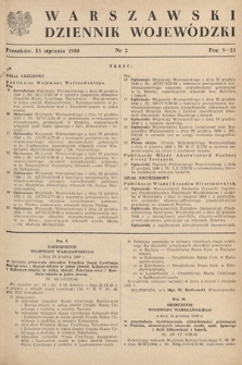 Warszawski Dziennik Wojewódzki. 1950, nr 2