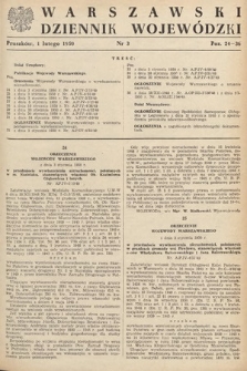 Warszawski Dziennik Wojewódzki. 1950, nr 3