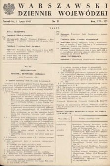 Warszawski Dziennik Wojewódzki. 1950, nr 13