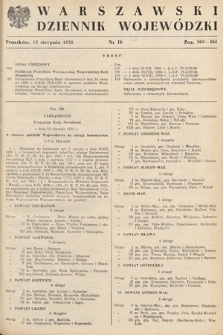 Warszawski Dziennik Wojewódzki. 1950, nr 16