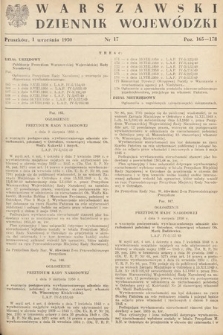 Warszawski Dziennik Wojewódzki. 1950, nr 17