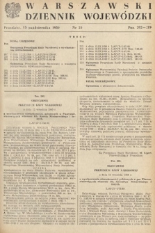 Warszawski Dziennik Wojewódzki. 1950, nr 20