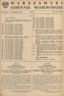 Warszawski Dziennik Wojewódzki. 1950, nr 22