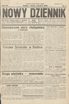 Nowy Dziennik. 1933, nr 3