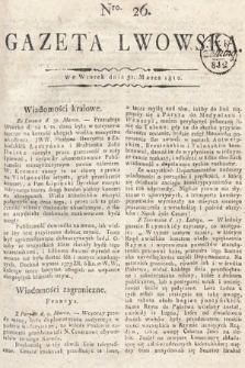 Gazeta Lwowska. 1812, nr 26