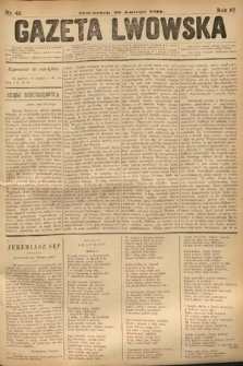 Gazeta Lwowska. 1877, nr 43