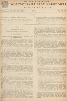 Dziennik Urzędowy Wojewódzkiej Rady Narodowej w Warszawie. 1954, nr 8