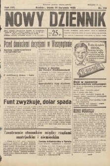 Nowy Dziennik. 1933, nr 113