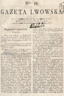 Gazeta Lwowska. 1812, nr 28