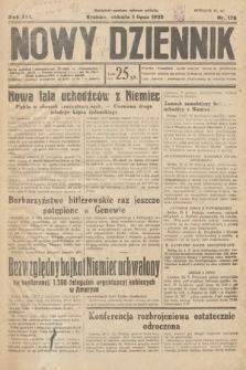 Nowy Dziennik. 1933, nr 178