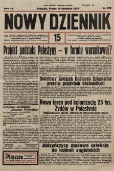 Nowy Dziennik. 1937, nr 102