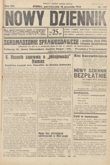 Nowy Dziennik. 1933, nr 257