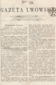 Gazeta Lwowska. 1812, nr 30