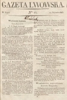Gazeta Lwowska. 1823, nr 10