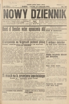 Nowy Dziennik. 1933, nr 321