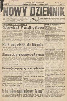 Nowy Dziennik. 1933, nr 357