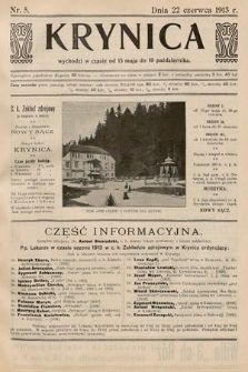 Krynica. 1913, nr 5