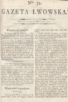 Gazeta Lwowska. 1812, nr 31