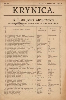 Krynica. 1901, nr 2