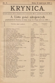 Krynica. 1901, nr 5