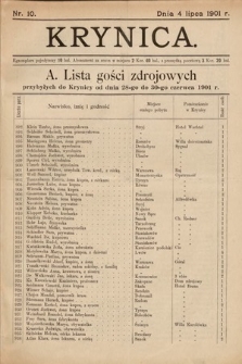 Krynica. 1901, nr 10