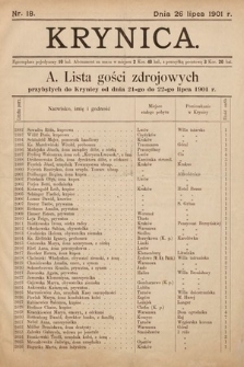 Krynica. 1901, nr 18
