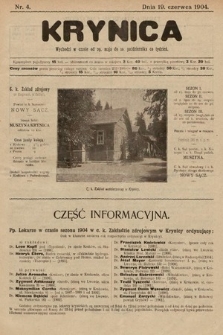 Krynica. 1904, nr 4